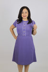 Vintage Touch Midi Dress