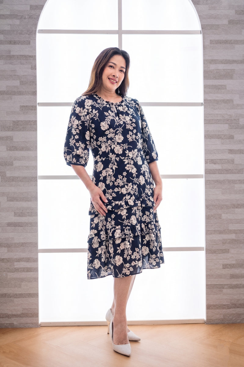 【新品】soorploom Edith Dress Leaf Print 4y Leaf Print Dress – Rose of Sharon Singapore