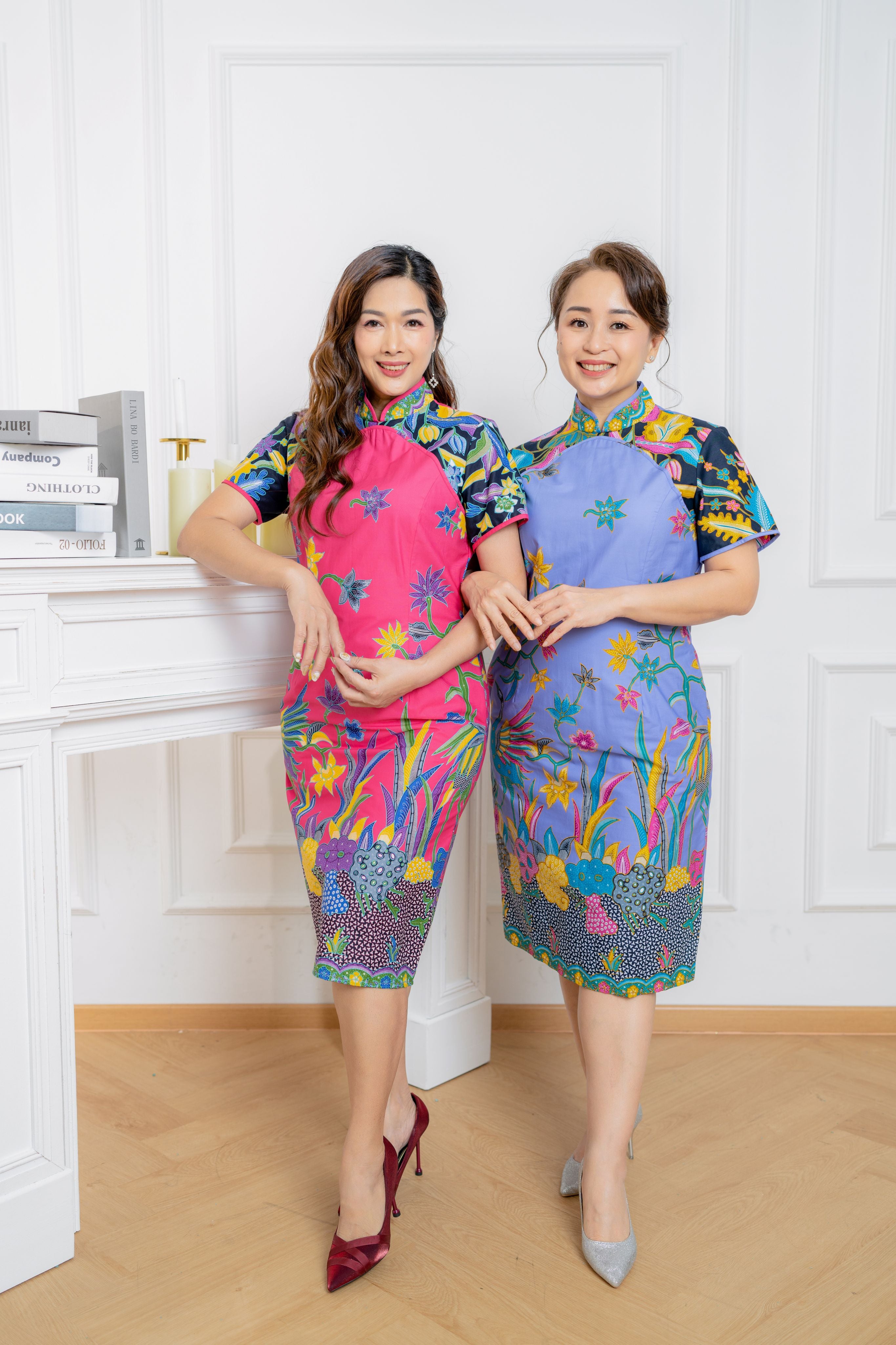 Batik cheongsam dress hotsell