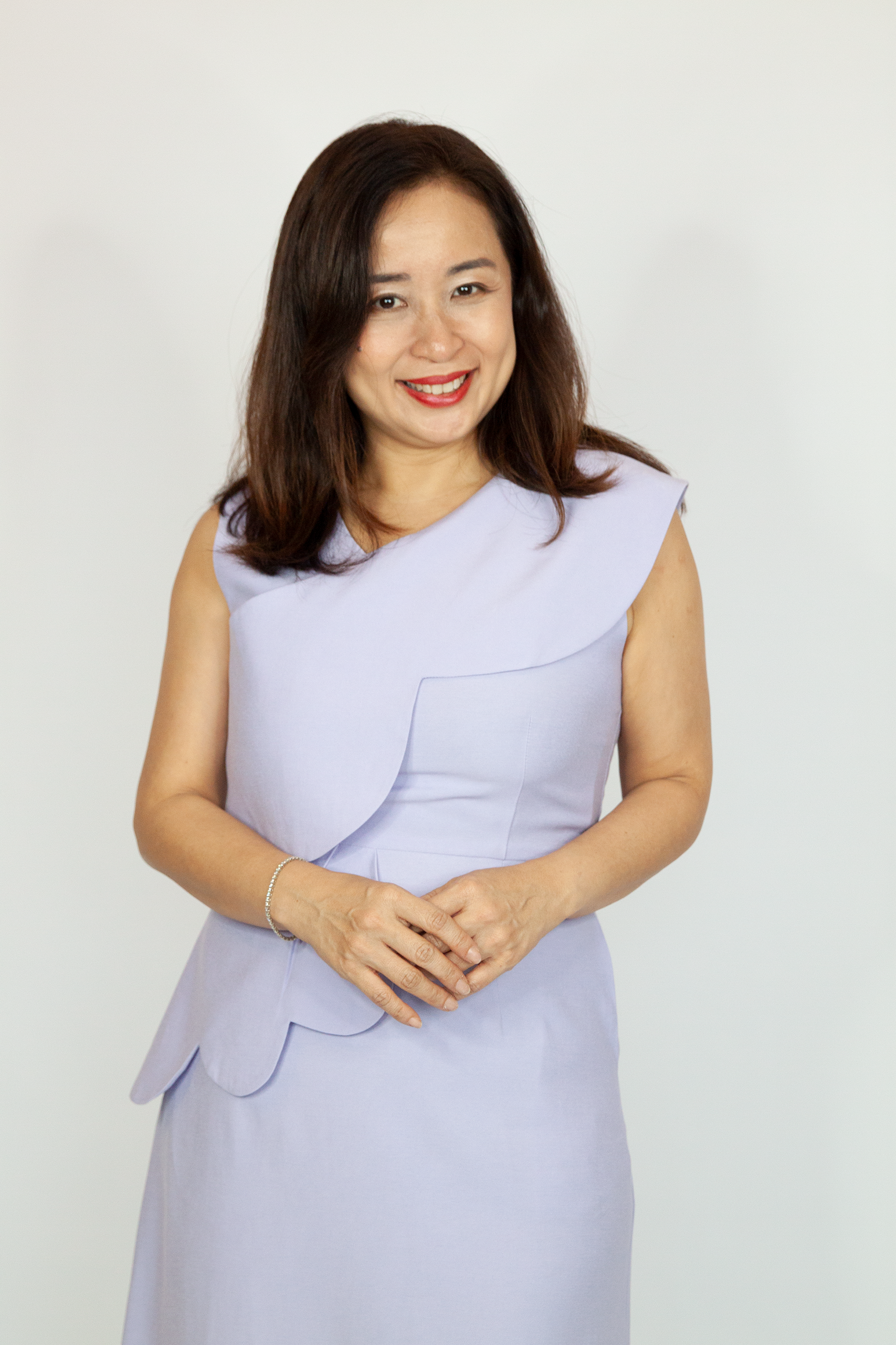 Princess Panel Cut Dress Rose of Sharon Singapore